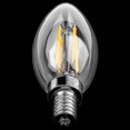 thumbnail image 4 of E12 4w Edison Candle Flame Filament LED Light Bulb Lamp 10*3.5cm for Home Decor and Chandeliers, 4 of 4