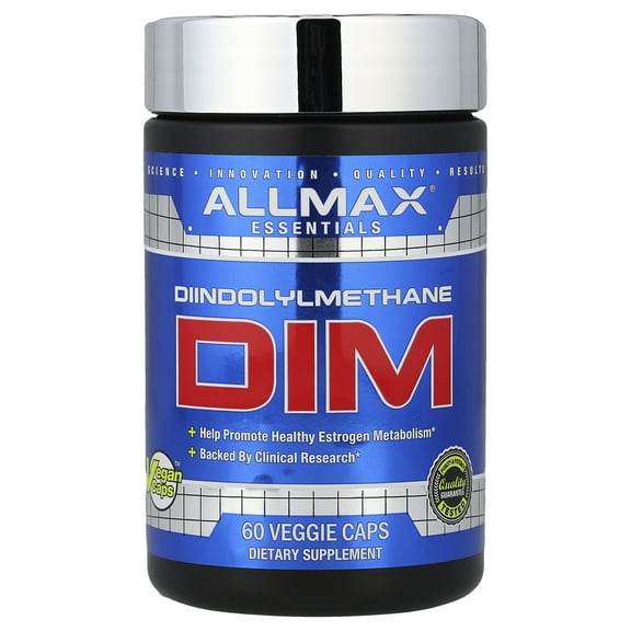 ALLMAX Essentials, DIM, 60 Veggie Caps (100 mg per Capsule)
