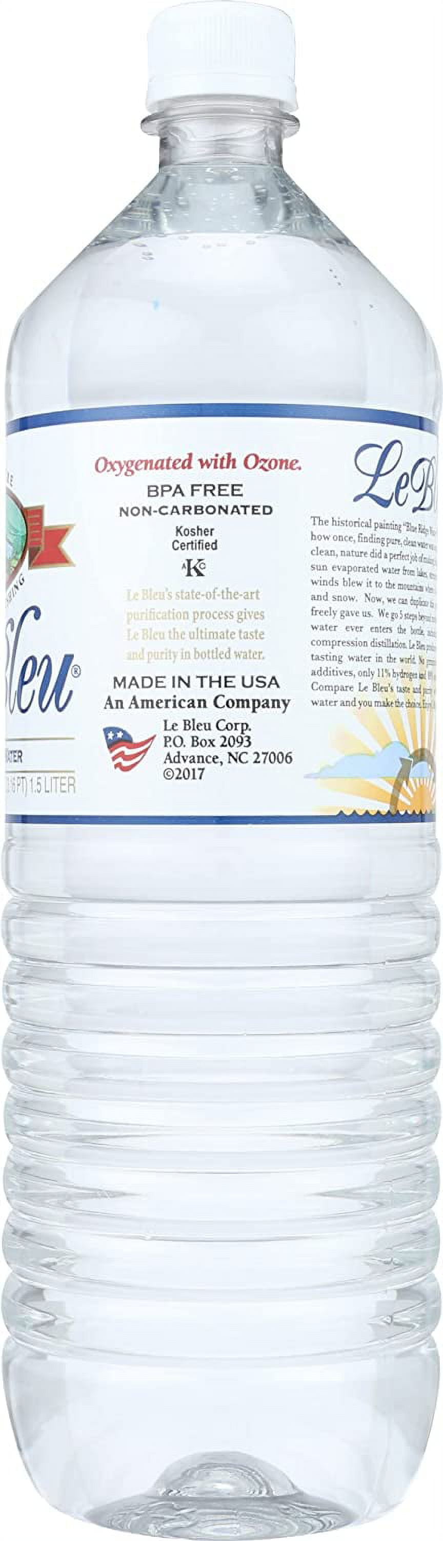 Le Bleu Ultra Pure Water, 50.7 Fl Oz, Bottle