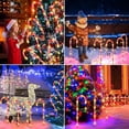 thumbnail image 6 of Qoosea 12Pack Outside Christmas Decorations Solar Candy Cane Lights, 72Led 8 Modes Waterproof Solar Christmas Holiday Outdoor Lights for Lawns Pathway Lights, 6 of 8