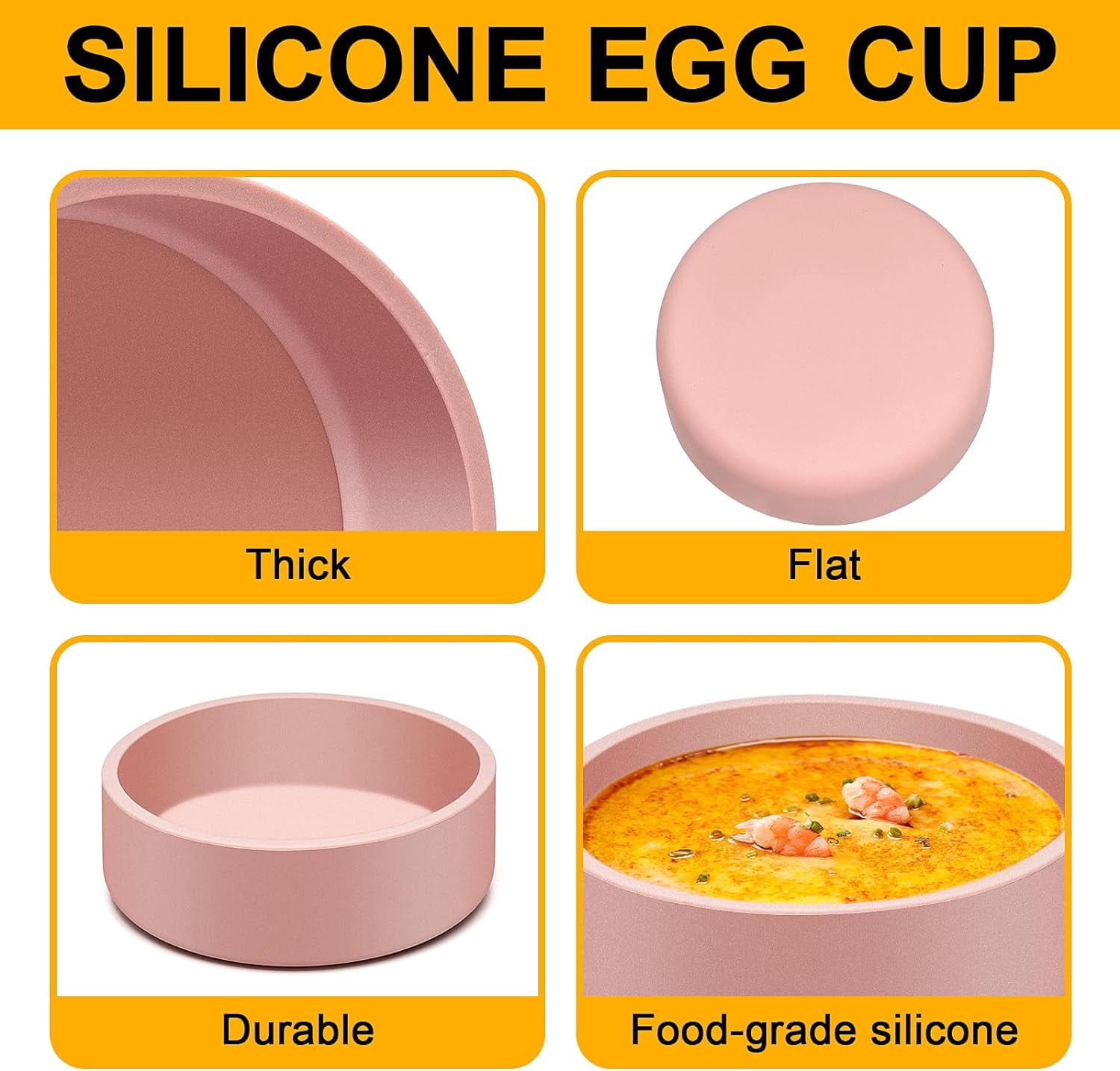 Silicone Microwave Egg Cooker, 3 Pack Air Fryer Egg Molds Eggwich Maker, Individual Egg Cups for Sandwiches Breakfast