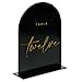 thumbnail image 3 of 5x7 Inch Black Arch Acrylic Sign with Stand | 10 Pack Blank Black Acrylic Arch Table Signs with Base for DIY Wedding Table Numbers, Arched Wedding Signage, Events& Parties (Black, 5x7 Inch (10pcs), 3 of 4