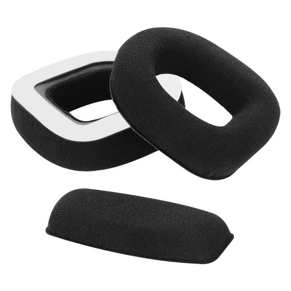 Geekria Earpad and Headband Set, Compatible with ASTRO A10 Headphone, Repair Parts Suit (Black)
