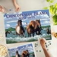 thumbnail image 5 of Lantern Press 1000 Piece Jigsaw Puzzle, Chincoteague Island, Virginia, Pony Swim (Horizontal), 5 of 5