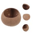 thumbnail image 4 of Miangastore Natural Coconut Shell Bowl Brown For Adults Home Use 1Pcs 4.3X4.3X3In, 4 of 8