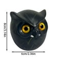 thumbnail image 4 of Owl Sculpture, Elegant Modern Home Decor Figurine with Handcrafted Smooth Polished Texture, Perfect Gifts for Animal Lovers Women Men(Resin Material), 4 of 6