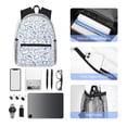 thumbnail image 6 of Lsque Fitness Guru Classic Casual Backpack - Large Capacity Water-Resistant Backpack for School, Work, Travel, and Outdoor Activities, 6 of 8