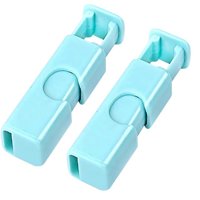IMENGL Liquidation! Crochets LayerUJI pour Suspendre le Pain Clip de Scellage Type Verrouillage Type Pression Conservation des Aliments Clip de Scellage 2 Pcs Taille Unique Bleu