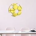 thumbnail image 4 of Pegatinas de Pared de Acrílico Espejado con Forma de Balón de Fútbol para Decoración de Pared, para Habitación de Niños y Niñas, Sala de Estar y Dormitorio., 4 of 6
