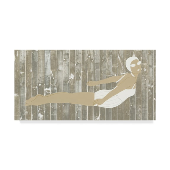 Trademark Fine Art 'Vintage Diver III' Canvas Art by June Erica Vess