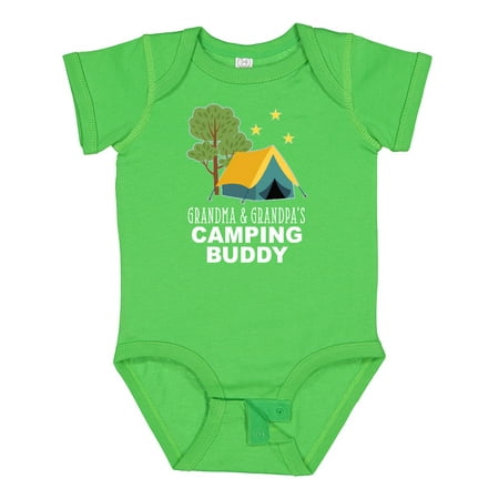 

Inktastic Grandma and Grandpa Camping Buddy Gift Baby Boy or Baby Girl Bodysuit