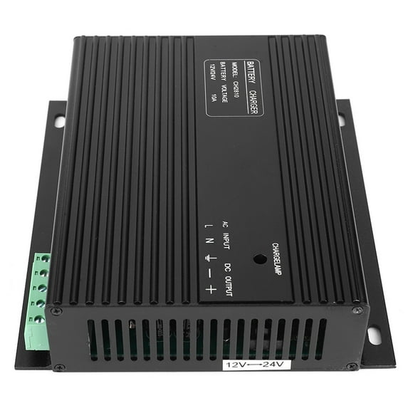 12V/24V 10A Generator Genset Battery Charger, Suitable for Various Brands of Batteries, Provides Constant Charging and Trickle Current, Start Motor While Charging By Grid with