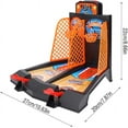 thumbnail image 4 of Juguete de baloncesto de escritorio NQ juego de mesa para niños juego de catapulta para adultos, 4 of 5