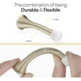 thumbnail image 3 of FacoFaco Pack of 4 Spring Door Stoppers with Rubber Tip，3-1/4" Door Stoppers for Home, Offices, Schools (Chrome), 3 of 15