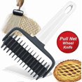 thumbnail image 2 of Pizza Cookie Cake Pastry Rolling Pin Lattice Cutter 12*18*5cm, 2 of 5