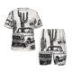 thumbnail image 1 of Balery Vintage Cactus Pickup Conjunto de Pijama Infantil de Manga Corta con Estampado – Ropa de Dormir de Algodón Suave-Large, 1 of 6