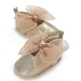 thumbnail image 2 of Yoyauz Baby Girl Mary Jane Shoes Anti Slip Rubber Sole Ballet Slippers Princess Dress Wedding Shoes Newborn Kids Shoes Toddler Shoes（0-12 Month）, 2 of 7