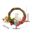 thumbnail image 2 of RKSTN Easter Rattan Circle Decorations Easter Party Garlands Holiday Decorations D, 2 of 5
