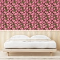thumbnail image 3 of Ambesonne Peony Peel & Stick Wallpaper for Home, Modern Huddle of Petals Art, 13"x72", Pale Pink Olive Green, 3 of 5