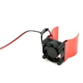 thumbnail image 4 of Ventilador De Refrigeración De Motor RC, Pieza De Repuesto De Alta Conductividad Térmica, Ventilador De Refrigeración RC De Aleación De Aluminio Para Coche Traxxas 1/10 RC YLSHRF Rojo, 4 of 8