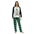 thumbnail image 5 of Ihaphap Green Elf I'm On The Naughty List And I Regret Nothing Family Christmas Matching Pajamas Set, L-Women, 5 of 6