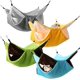 thumbnail image 1 of 4 Pcs Pet Cage Hammock Small Animal Hanging Hammock Ferret Cage Accessories Double Layer Ferret Bed for Rat Guinea Pig Squirrel Chinchilla Playing and Sleeping, Green Blue Gray Yellow, 1 of 5