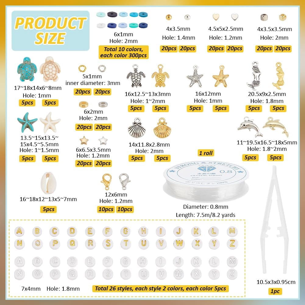 Ocean Styles DIY Jewelry Making Kits Mixed Color