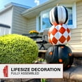 thumbnail image 4 of Haunted Hill Farm 30.5 in Halloween Stacked Pumpkin Trio Decoration, HHRS031-PMP0-MLT, 4 of 10