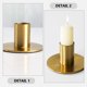 thumbnail image 2 of GOOHOCHY 3 candelabros de metal estilo retro, cónicos, para decoración de mesa., 2 of 8