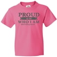 thumbnail image 3 of Inktastic Proud to be Who I am Black History Month Youth T-Shirt, 3 of 5