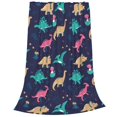 thumbnail image 2 of Vsdgher Cartoon Dinosaur Ultra-Soft Micro flannel Blanket Throw Blankets for Couch Sofa, Bed (4 sizes)-50"x40", 2 of 7