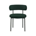 thumbnail image 6 of Meridian Furniture Beacon Green Boucle Fabric Dining Chair, 6 of 7