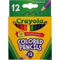 Crayola Colored Pencils, Short, 12 Ct (2 Pack) (Bundle)