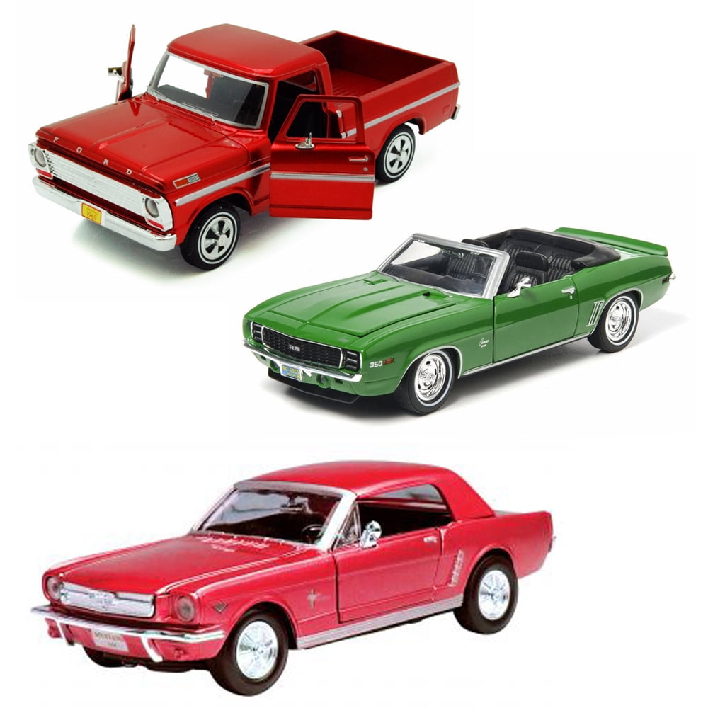 Best of 1960s Muscle Cars Diecast Set 15 Set of Three 1/24 Scale