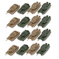 thumbnail image 2 of 2x 1/144 Modelos de Tanques de Batalla de Plástico Preconstruidos Ww2 Juego de Juguetes de Vehículos Militares Del Ejército para Niños, 2 Tipos, Paque Zulema Modelo moderno de tanque, 2 of 8