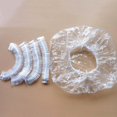 thumbnail image 3 of 100pcs Shower Cap disposable Bath Clear Plastic Waterproof Spa Salon Hair Care, 3 of 3