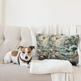 thumbnail image 4 of Ambesonne Abstract Nature Throw Pillow Cover 2 Pack, Blooming Forest, 20", Blush Dark Slate Blue, 4 of 7