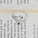 thumbnail image 2 of Anillo de perlas de Rhinestone 1 piece De De Imitación Chapado Con Base En s Ajustables Para De, 2 of 9