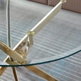 thumbnail image 3 of Heavenly Collection Star Dining Table with Tempered Glass 48", 3 of 6