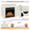Galaxera 26’’ Mantel Electric Fireplace Heater Small Freestanding