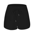 thumbnail image 5 of Sngxgn Shorts for Women High Waisted Long Running Shorts with Pockets(Black,M), 5 of 6