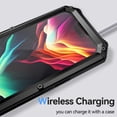 thumbnail image 7 of For iPhone 15 Pro Case Heavy Duty Protection With Built in Lens Screen Protector Rugged Stand 360 Full Body Military Grade Metal Bumper Phone Cases Men  15 Pro 6.1((Black, 15 Pro Case 6.1 2023), 7 of 7