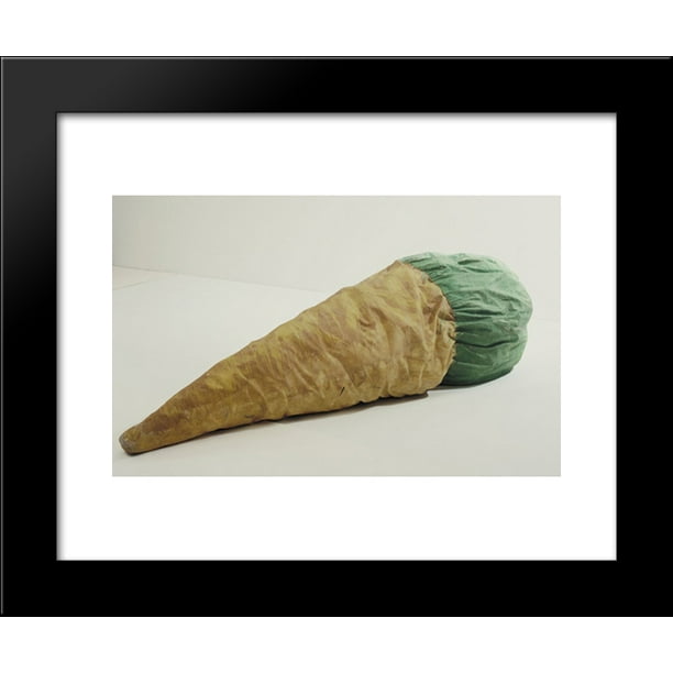 Floor Cone 20x24 Framed Art Print by Oldenburg, Claes