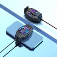 thumbnail image 4 of Clip On Fan Gaming Artifact Mobile Phone Radiator Cooled Fan Usb Wired Mobile Phone Small Fan Radiator Back Clip Small Clip On Fan, 4 of 9