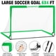 thumbnail image 3 of Set de 2 arcos de fútbol VAVOSPORT 6'x4' para niños, portátiles y plegables, red de fútbol emergente para prácticas y juegos al aire libre con balón y conos para niños y jóvenes, 3 of 6