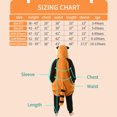 thumbnail image 6 of Red Panda Onesie Kids CANASOUR Animal Cosplay Pajamas Christmas Polyester Suit 8-10 Years, 6 of 6