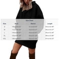 thumbnail image 4 of Tqcoqu Women's Oversized Hoodie Dress,Lightweight Drawstring Long Sleeve Hoodie Dress with Large Pocket, 4 of 8