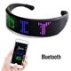 thumbnail image 3 of LED Glasses LED Bluetooth Full Color Luminous Glasses for Parties Festival Christmas Halloween APP, 3 of 5