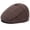 44# Light Brown, variant on Adjustable Newsboy Hats for Men Flat Cap Irish Cabbie Tweed Gray
