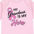 thumbnail image 4 of Inktastic My Grandma is My Hero Breast Cancer Awareness Boys or Girls Long Sleeve Baby Bodysuit, 4 of 5